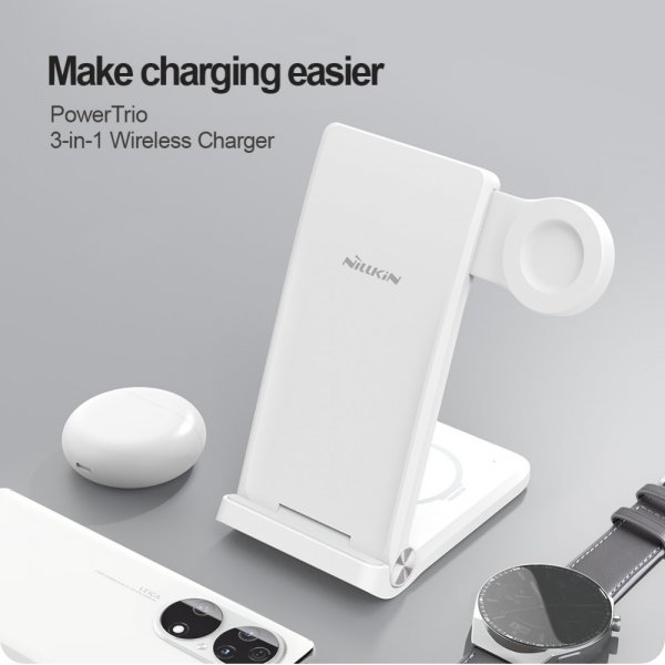 Nillkin Powertrio 3-i-1 Trådløs Oplader