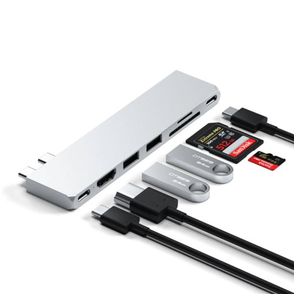 Satechi Pro Hub Slim Sølv