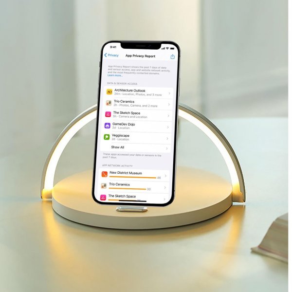 Celly ProLight LED-lampe trådløs oplader
