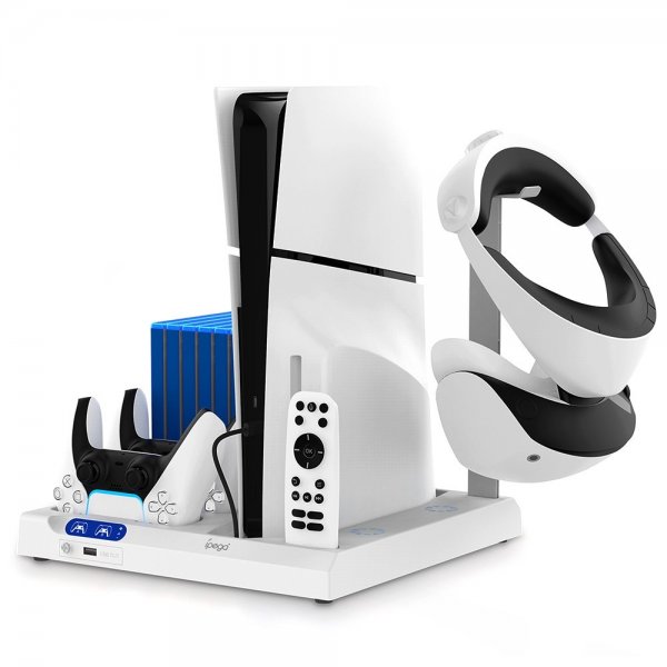 Ipega PS5/PS5 Slim Lodret Stand Dockingstation