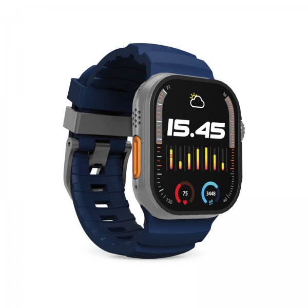 Puro Apple Watch 44/45/46/Ultra 49 mm Armbånd Armor Blå