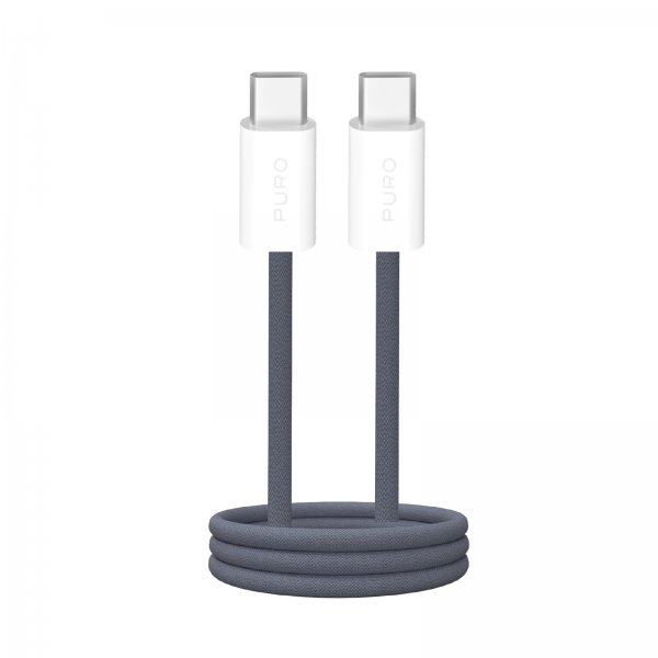 Puro Kabel Fabrik 2.0 60W USB-C til USB-C 1.5m Blå