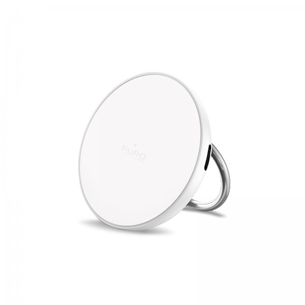 Puro Trådløs Oplader Mag Loop Pro Ring Stand MagSafe Hvid