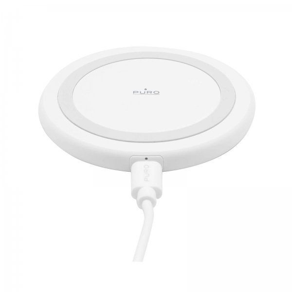 Puro Trådløs Oplader 10W Hvid