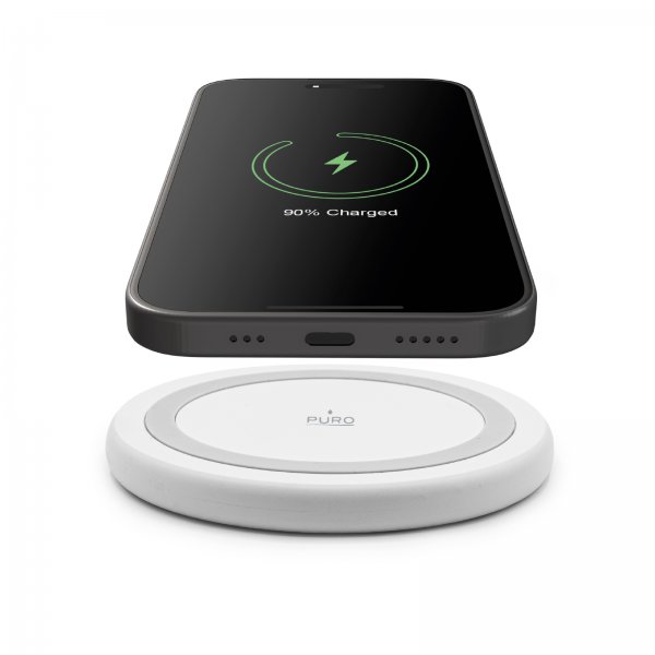 Puro Trådløs Oplader 10W Hvid