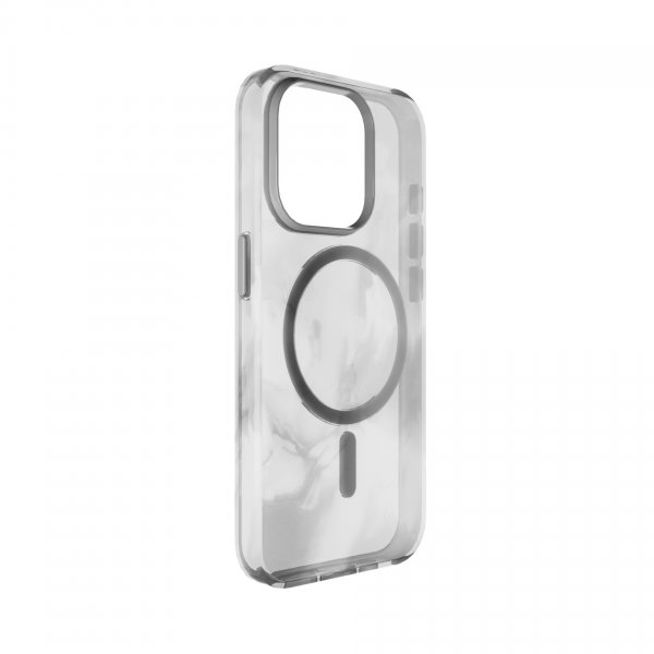 Puro iPhone 15 Pro Cover Aqua Silver
