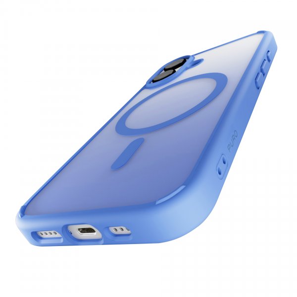 Puro iPhone 16 Cover Gradient Blå