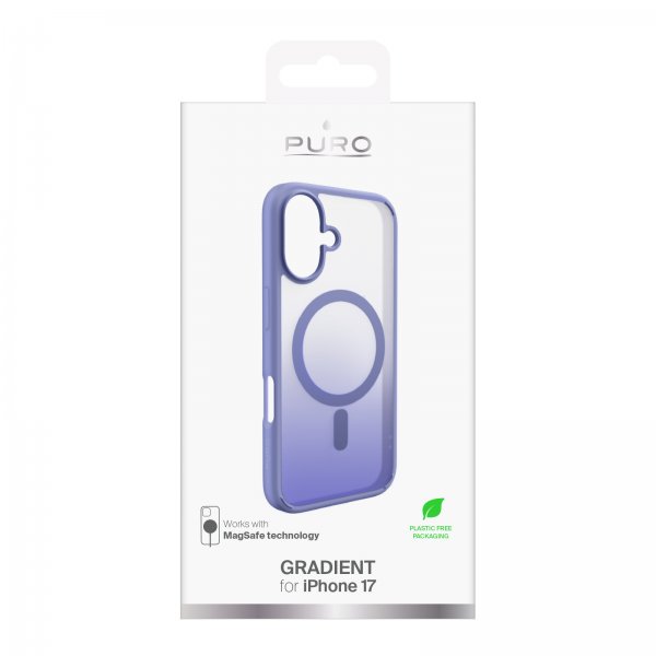 Puro iPhone 17 Cover Gradient Pink