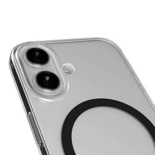 Puro iPhone 17 Cover Lite Mag Transparent Sort