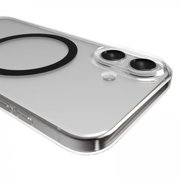 Puro iPhone 17 Cover Lite Mag Transparent Sort