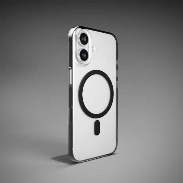 Puro iPhone 17 Cover Lite Mag Transparent Sort