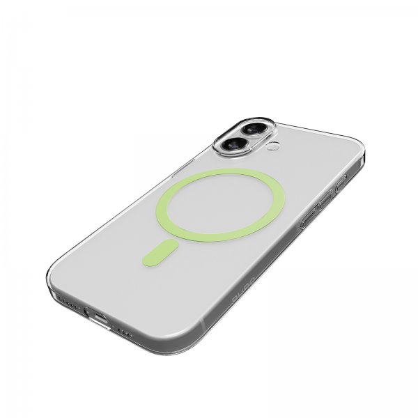 Puro iPhone 17 Cover Lite Mag Transparent Grøn
