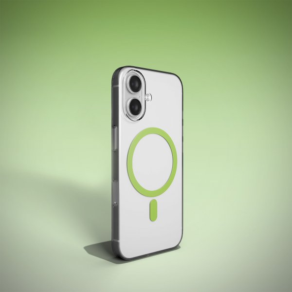 Puro iPhone 17 Cover Lite Mag Transparent Grøn