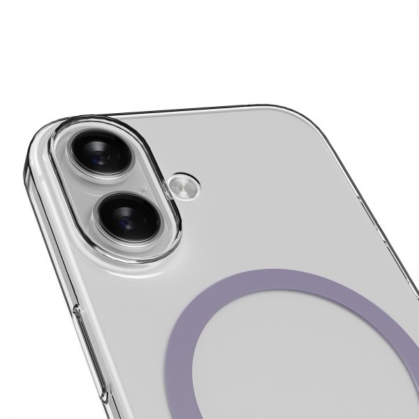 Puro iPhone 17 Cover Lite Mag Transparent Lavender