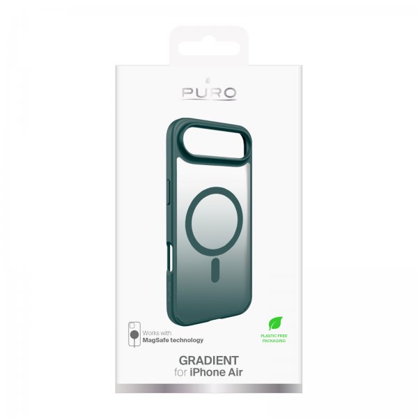 Puro iPhone Air Skal Gradient Grøn