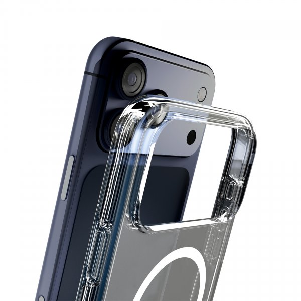 Puro iPhone 17 Pro Cover Impact Clear D3O MagSafe Gennemsigtig