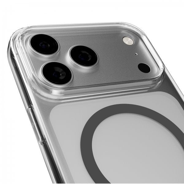 Puro iPhone 17 Pro Cover Lite Mag Transparent Sort