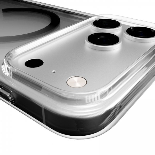 Puro iPhone 17 Pro Cover Lite Mag Transparent Grå