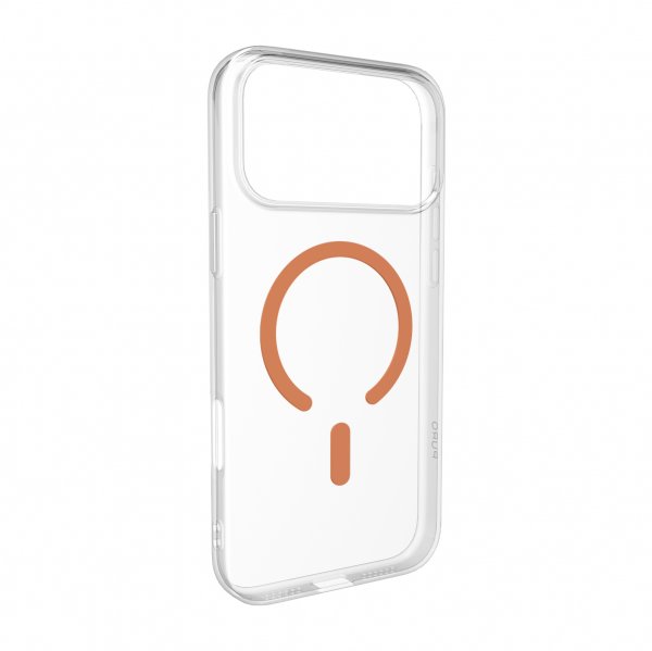 Puro iPhone 17 Pro Cover Lite Mag Transparent Orange