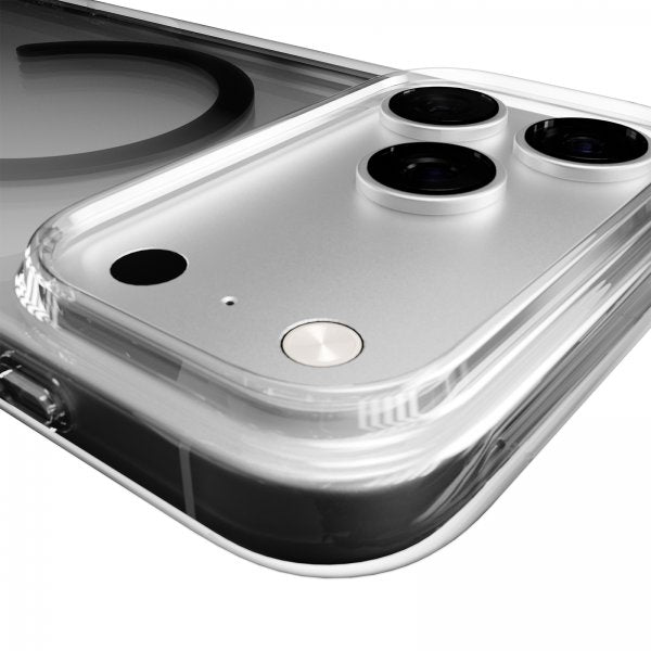 Puro iPhone 17 Pro Max Cover Lite Mag Transparent Sort