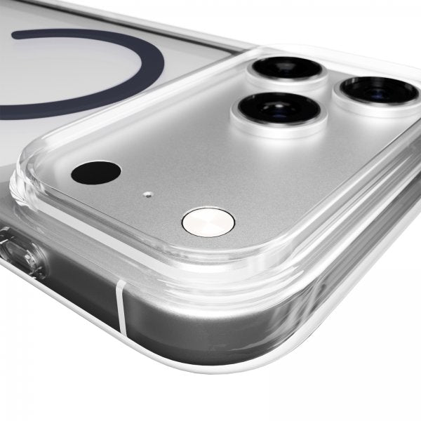 Puro iPhone 17 Pro Max Cover Lite Mag Transparent Blå