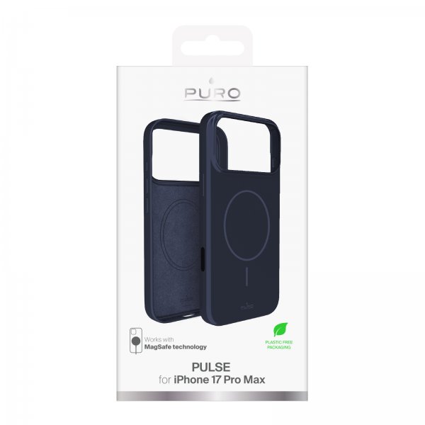 Puro iPhone 17 Pro Max Cover Pulse MagSafe Crown Blue