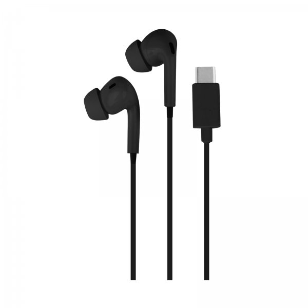 Puro Trådede Høretelefoner Filo Pro USB-C Sort
