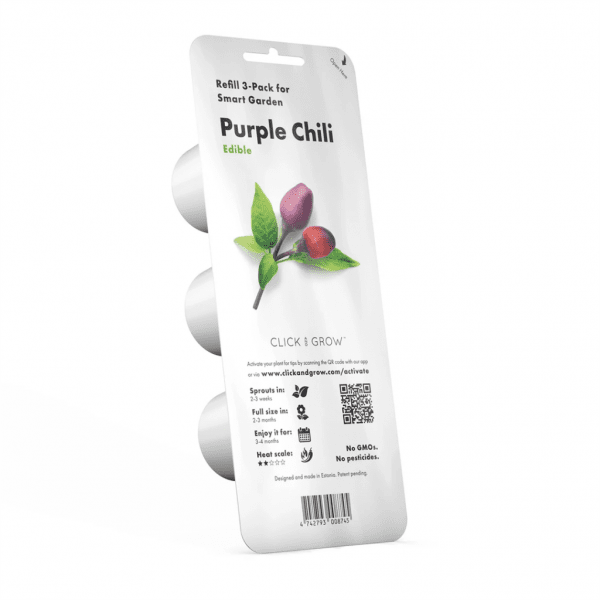 Click and Grow Smart Garden Refill 3-pak - Lilla Chilipeber