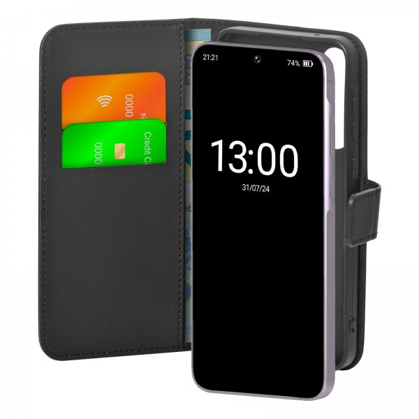 Puro Samsung Galaxy A55 Cover Wallet Stand Sort
