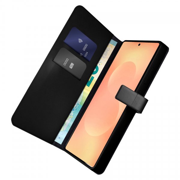 Puro Samsung Galaxy S26 Ultra Etui Wallet Stand Sort