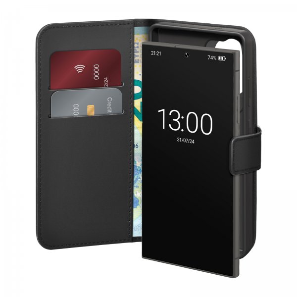 Puro Samsung Galaxy S26 Ultra Etui Wallet Stand Sort