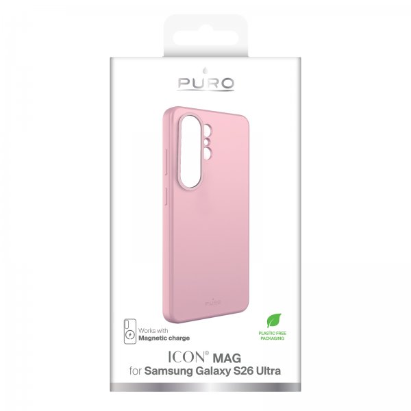 Puro Samsung Galaxy S26 Ultra Cover ICON Mag Pro Pink