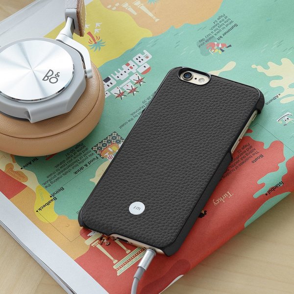 Just Mobile iPhone 6/6s Cover Quattro Back Læder Sort