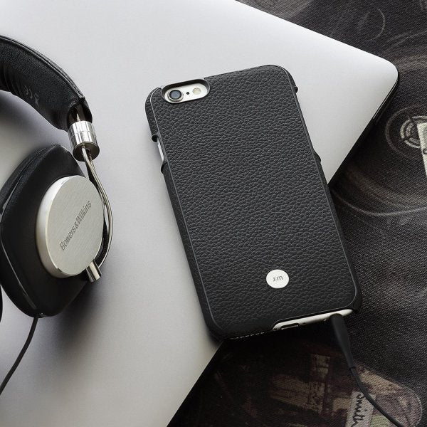 Just Mobile iPhone 6/6s Plus Cover Quattro Back Læder Sort