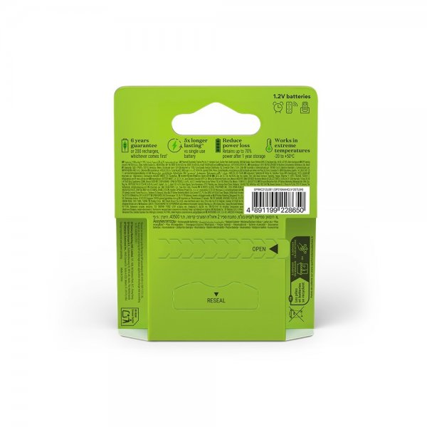 GP Recharge AA-batteri 2100mAh 4-pak