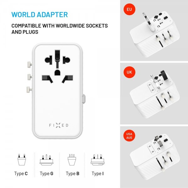 Fast Reselader Voyager World Adapter 120W
