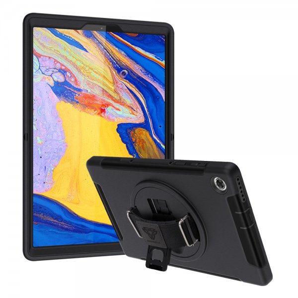 Armor-X Lenovo Tab M10 Plus TB-X606F Cover Regntæt Robust Etui Håndstrop Kickstand