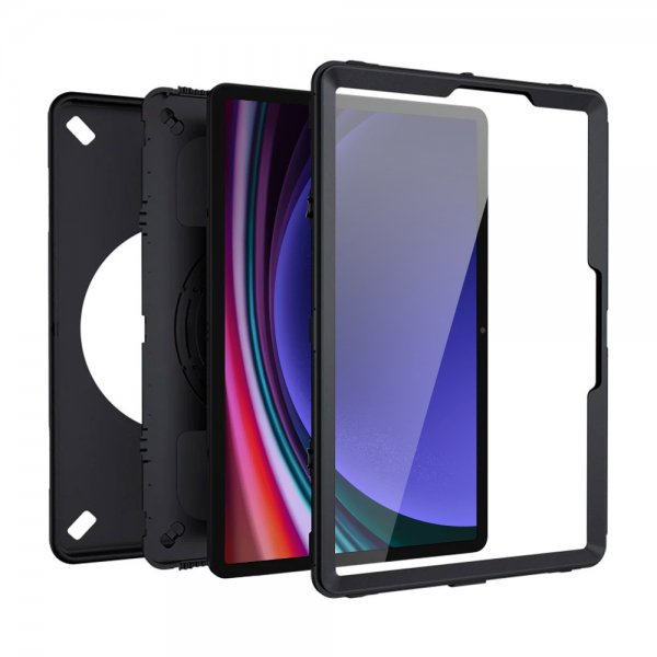 Armor-X Samsung Galaxy Tab S9 Etui Regntæt Robust Cover Håndstrop Støttefod