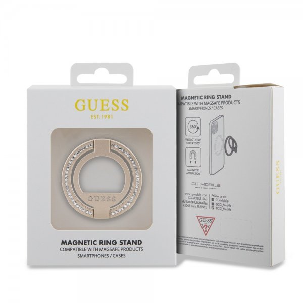 Guess Ring Stand MagSafe Guld