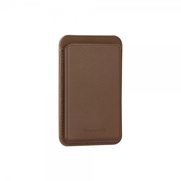 dbramante1928 Kortholder Læderpung MagSafe Dark Tan