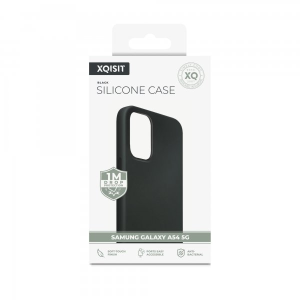 Xqisit Samsung Galaxy A54 5G Cover Silikone Sort