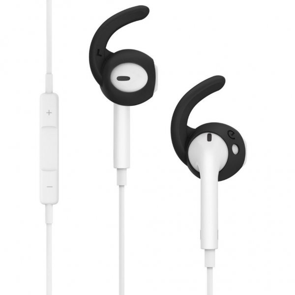KeyBudz EarBuddyz Ear Hooks til AirPods og EarPods Sort
