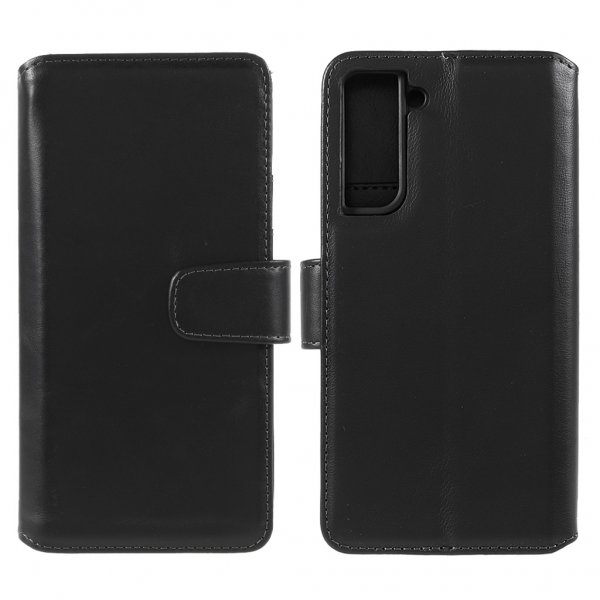 Nordic Covers Samsung Galaxy S22 Cover Essential Leather Raven Black