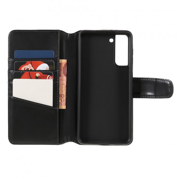 Nordic Covers Samsung Galaxy S22 Cover Essential Leather Raven Black