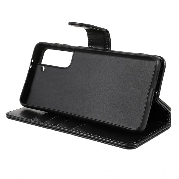 Nordic Covers Samsung Galaxy S22 Cover Essential Leather Raven Black