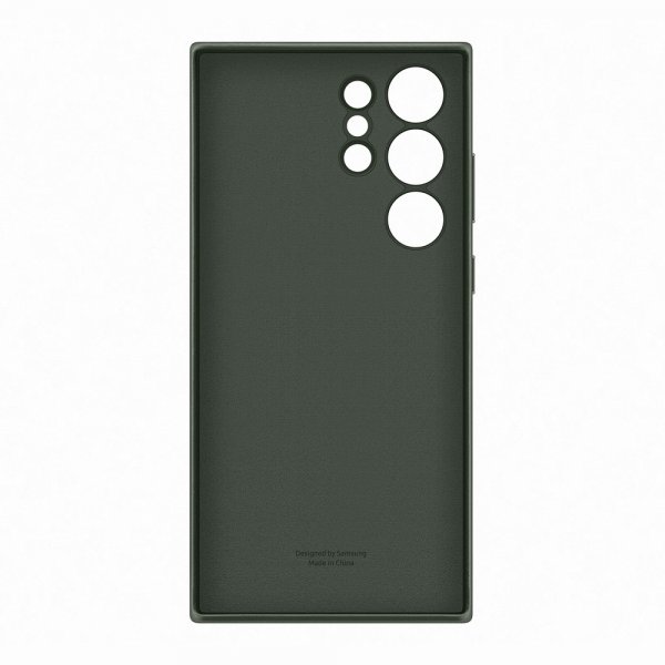 Samsung Original Galaxy S23 Ultra Cover i Læder Grøn