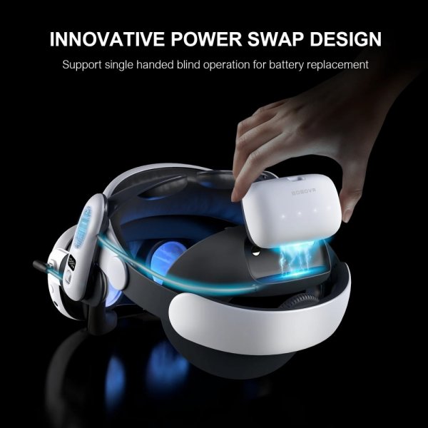 BoboVR S3 Pro Meta Quest 3 VR Headset batteripakke