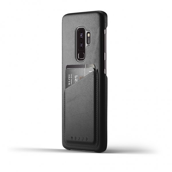 Mujjo Samsung Galaxy S9 Plus Cover Full Leather Wallet Case Sort