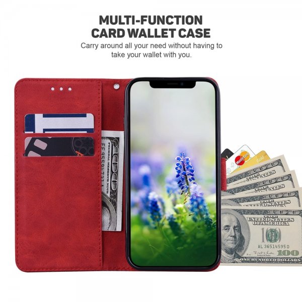 Samsung Galaxy A03 Cover Mønstret Rød