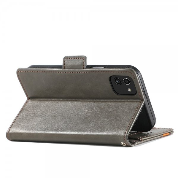 Samsung Galaxy A03 Cover Stripe Grå